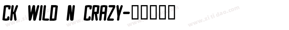 CK Wild n Crazy字体转换